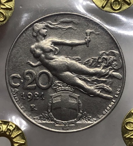 Centesimi 1921 librata - 20, alta