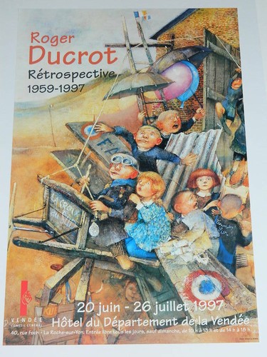Affiche ducrot exposition - ducrot, 1997