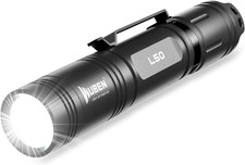 L50 Torcia LED Ricaricabile, 1200 Lumen Torcia LED Potente Professionale, Torcia