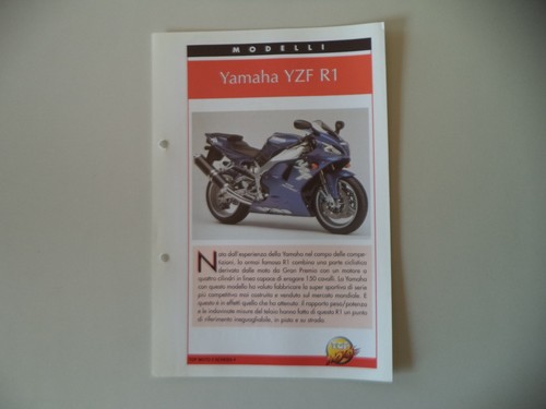 Scheda top moto - moto, yamaha