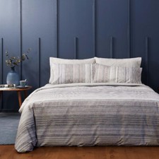 Lenzuola in cotone Zucchi ROSS G1 grigio a righe doppie federe