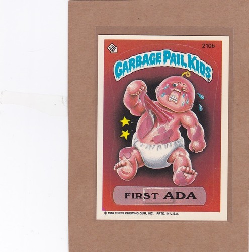 1986 topps garbage - 1986,