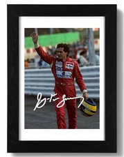 Foto autografo firmato ayrton - autografo,