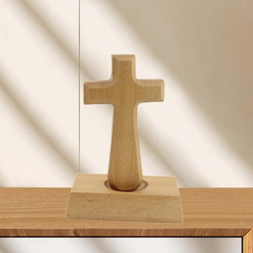 Crocifisso legno piedi - legno,