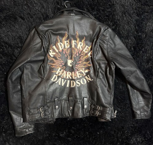 Giacca pelle uomo harley - pelle,