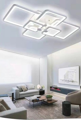Lampadario moderno led bianco - lampadario,