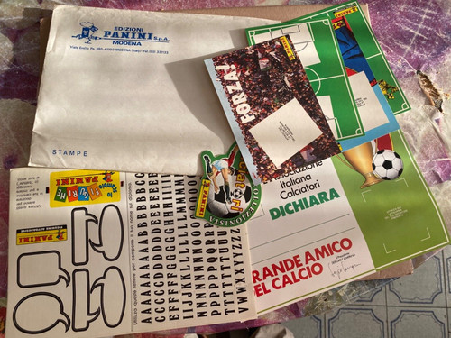 Busta panini con cartoline - panini,