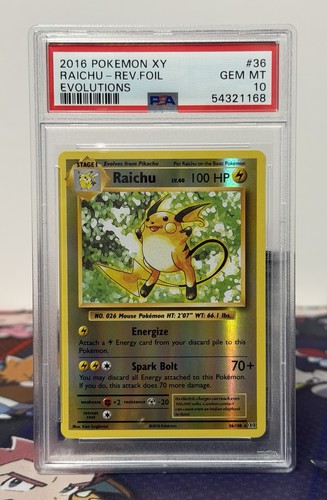 Carta pokemon raichu - carta,