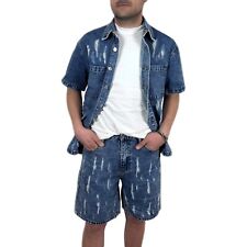 Completo Jeans Uomo Strappato