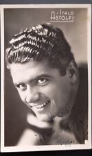 CARTOLINA FOTOGRAFICA AUTOGRAFATA A MANO CICLISTA ITALO ASTOLFI 1940