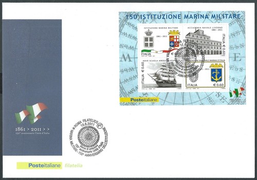 2011 italia fdc poste italiane - 2011,
