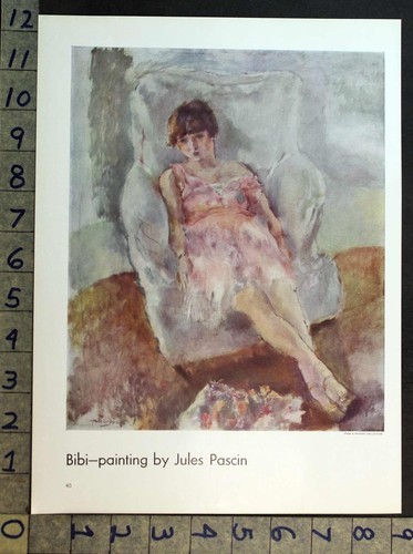 1934 jules pascin ritratto - pascin,