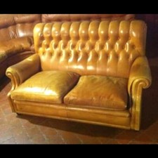 Divano Poltrona Frau vintage mod. Bonnie anno 1976