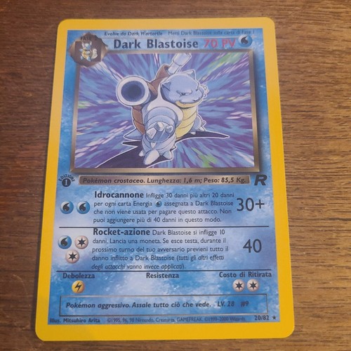 Dark blastoise prima - blastoise, 20/82