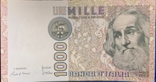 BANK OF ITALY 1000 LIRE NOTE