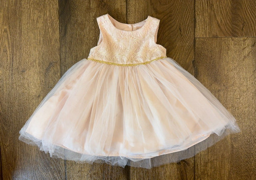 Vestito tulle pizzo - , rosa