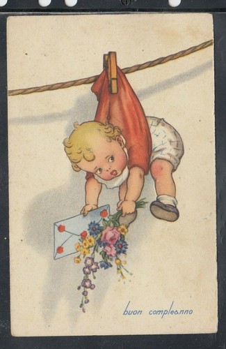 Cartolina buon compleanno - buon,