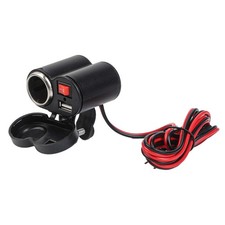 Caricabatteria USB compatto per moto doppia uscita per elettronica e accessori