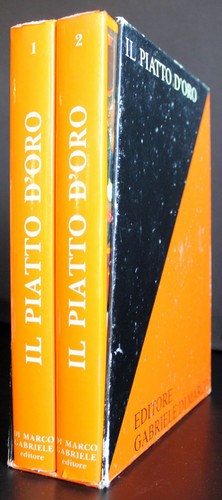 Piatto oro vol 1 2 - d'oro.,