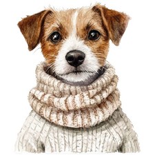 2 adesivi Jack Russell Terrier