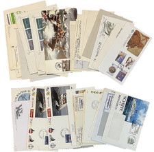 Tematica Navi e mezzi trasporto Lotto 120 pezzi Storia Postale/Maximum/Buste FDC
