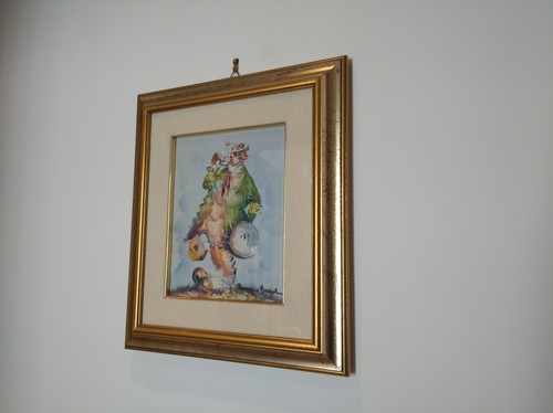 Tre quadri olio - su,