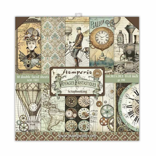 Blocco carte scrap - di,