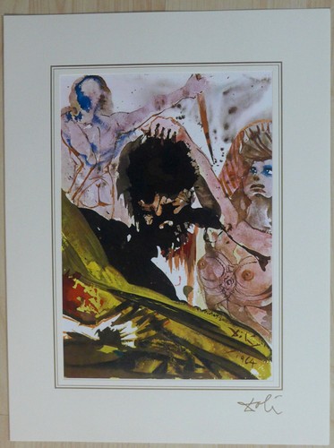 Salvador dalí litografia - salvador,