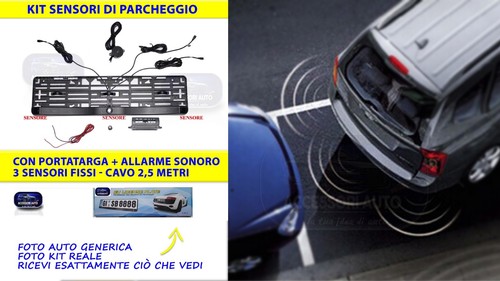 Sensori parcheggio targa - parcheggio,