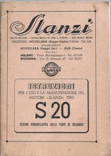 Motore SLANZI S 20 Istruzioni