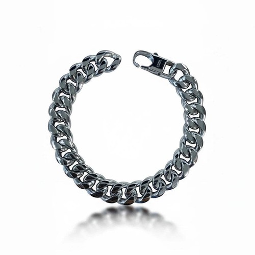 Bracciale uomo catena cubana - bracciale,