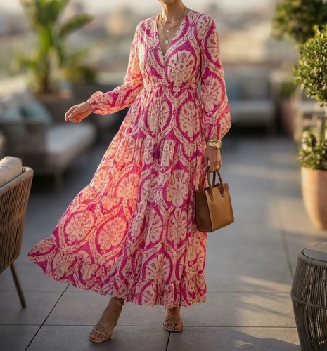 Maxi abito donna - estivo, boho