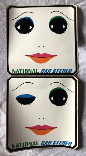 Adesivi radio vintage national - vintage,
