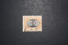 REGNO  -1890 - SEGNATASSE MASCHERINE 10C  -USATO