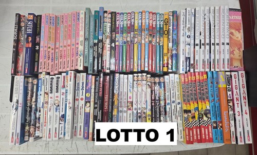 Lotto 100 manga assortiti - lotto,