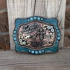 Fibbia per cintura stile rodeo