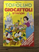 TOPOLINO CATALOGO GIOCATTOLI STANDA -  GRANDE CONCORSO VINCI L'AMERICA .