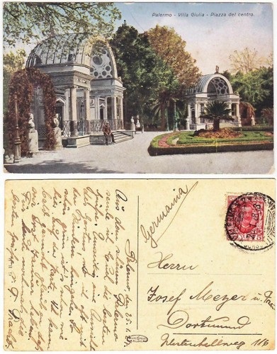 Palermo villa giulia - villa,