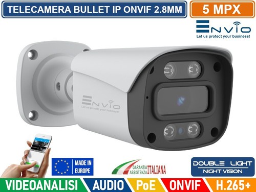 Telecamera bullet double - telecamera, ip