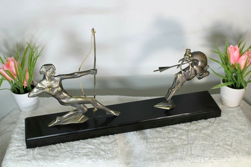 Antico art deco spelter - deco,