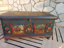 Cassapanca Tirolese dipinta