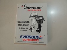 1997 Manuale officina Johnson Evinrude fuoribordo 9.9 10 15 20 25 30 35 CV