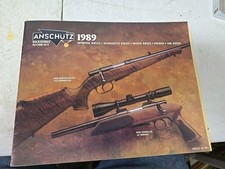 ANSCHUTZ RIFLE 1989 gun catalog