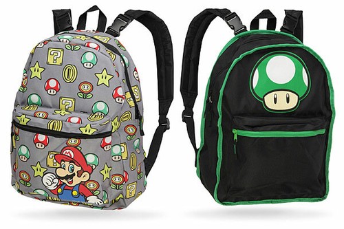 Zaino reversibile super mario - reversibile,