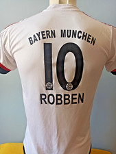 Shirt N10 Robben Bayern Monaco Adidas Maglia 2015-16 Trikot away Maillot vintage