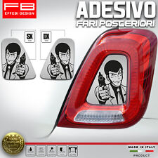 Adesivi Stickers Compatibili 500 595 695 Lupin Fari Rear Headlight Carbon Look 