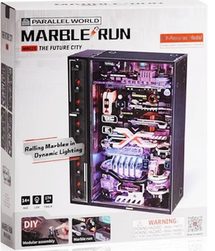 The future city - city, marble