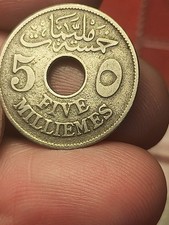 Moneta 5 Milliemes 1916 Egitto
