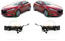 NUOVO PER MAZDA 3 2014 - 2018 SET COPPIA STAFFE SUPPORTO PARAURTI ANTERIORE