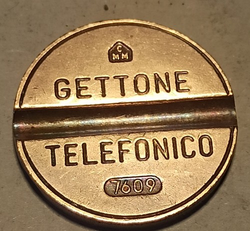 Gettone telefonico 7609 raro - gettone,